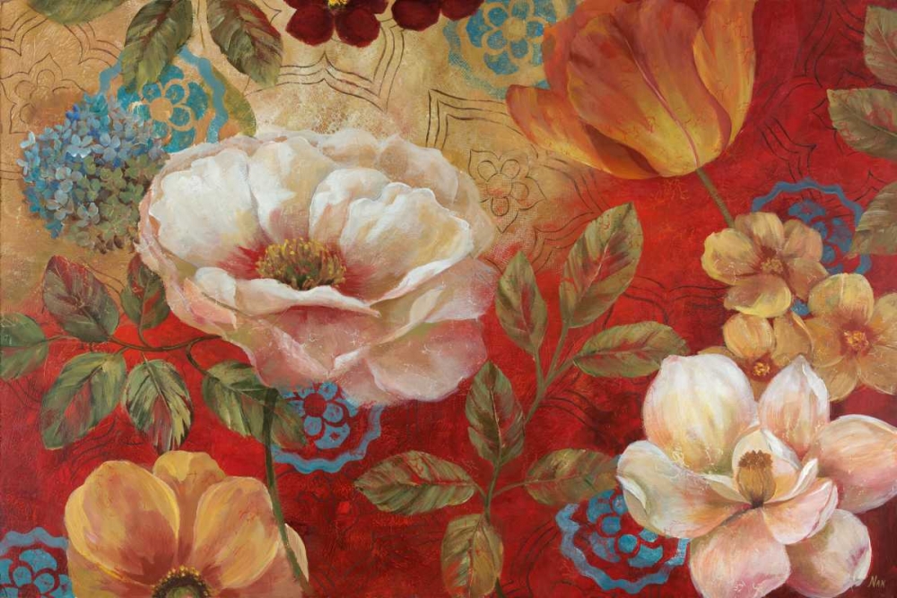 Lotus Blossoms art print by Nan for $57.95 CAD