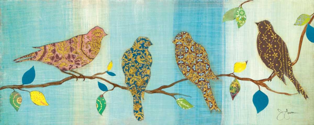 Bird Chat II art print by Tava Studios for $57.95 CAD