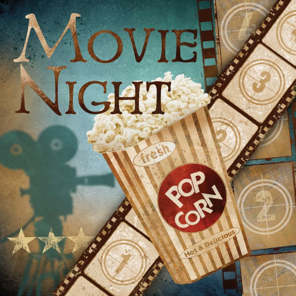 Movie Night art print by Conrad Knutsen for $57.95 CAD