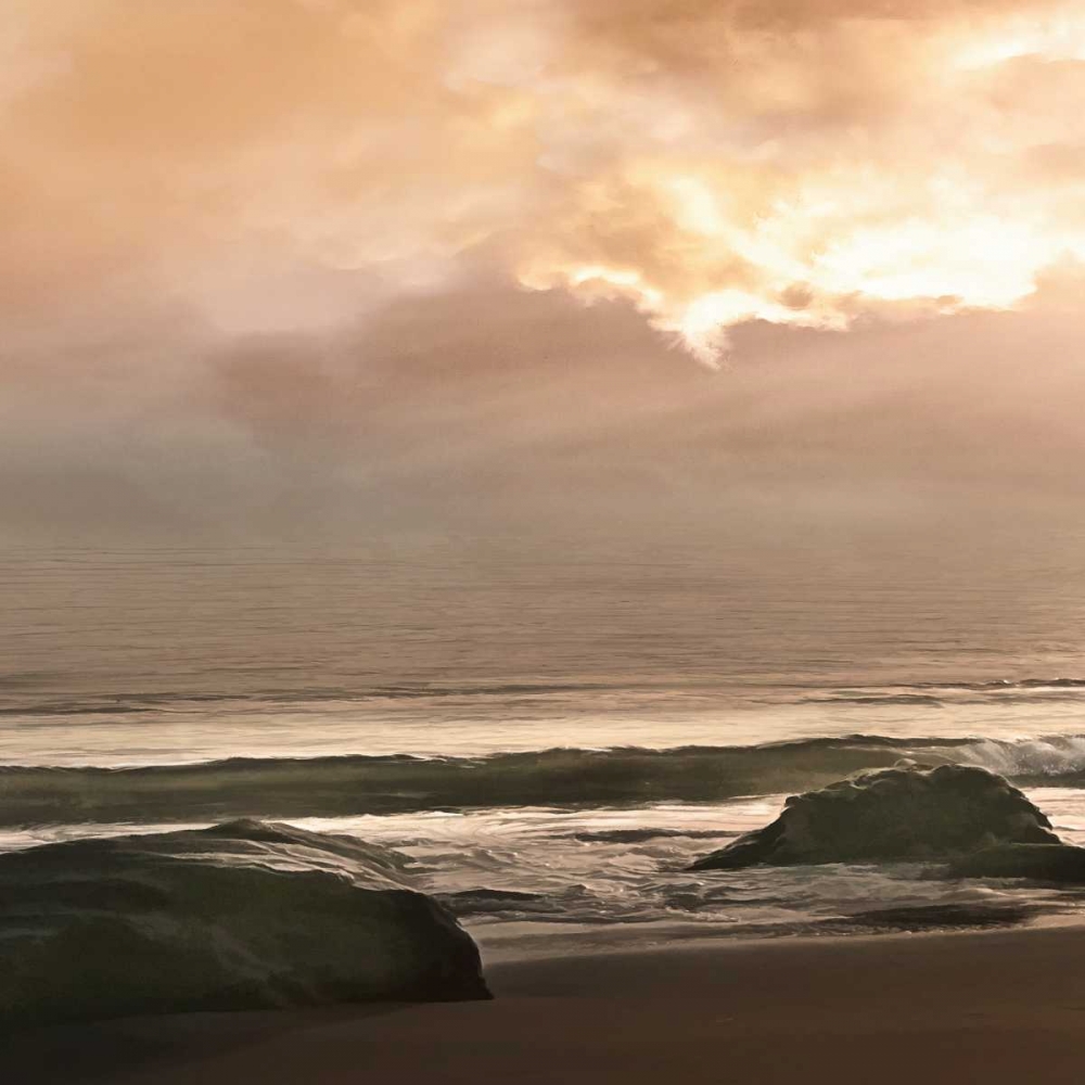 Malibu Sunrise art print by Mike Calascibetta for $57.95 CAD