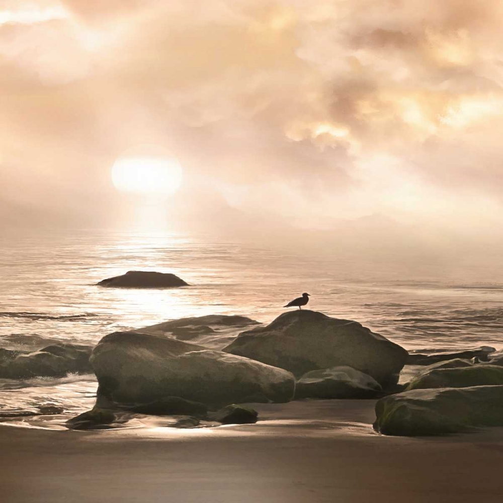 Malibu Sunset art print by Mike Calascibetta for $57.95 CAD