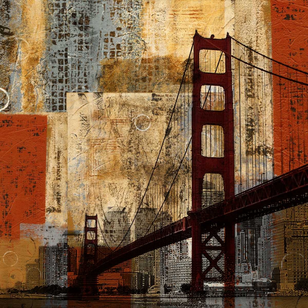 Bay Bridge art print by Katrina Craven for $57.95 CAD
