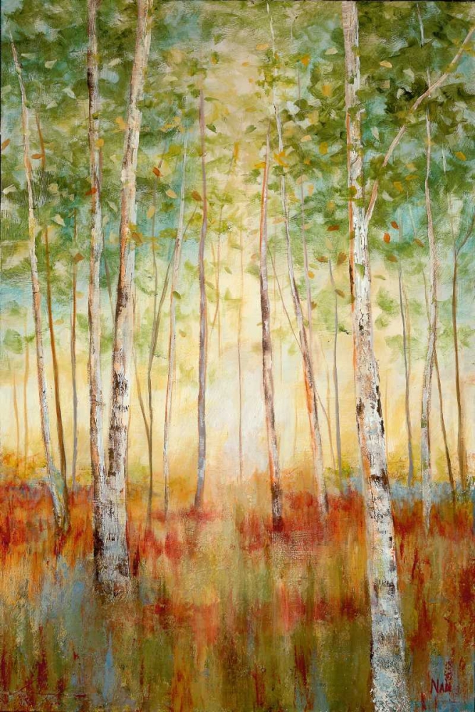 Birch Woods art print by Nan for $57.95 CAD