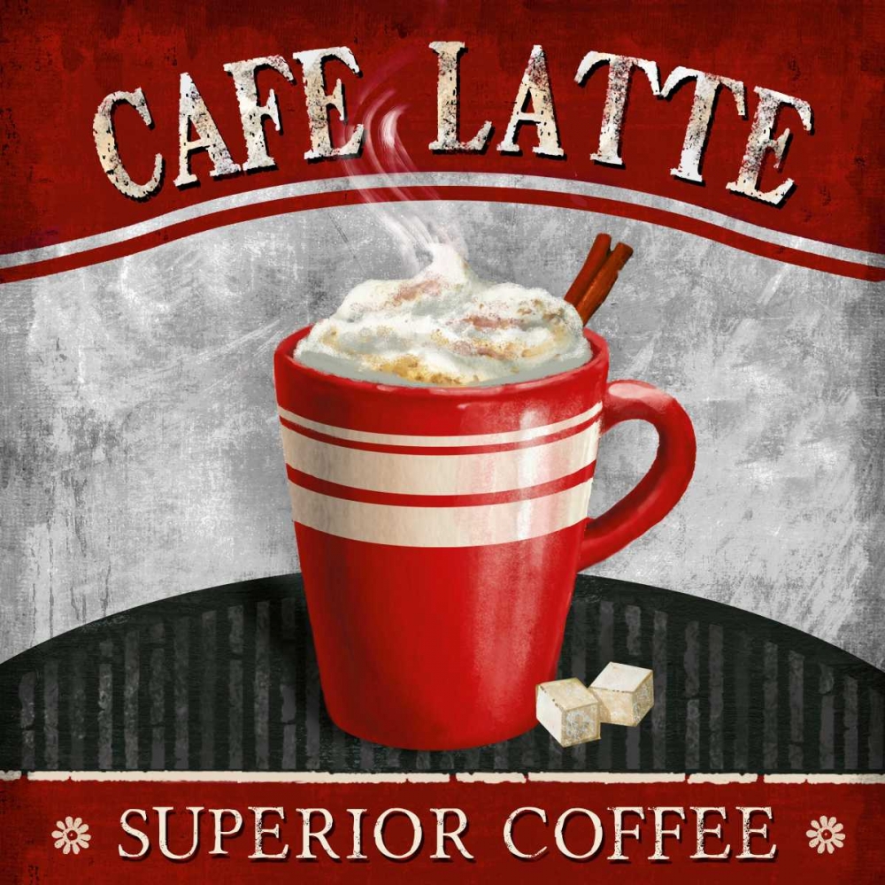 Cafe Latte art print by Conrad Knutsen for $57.95 CAD
