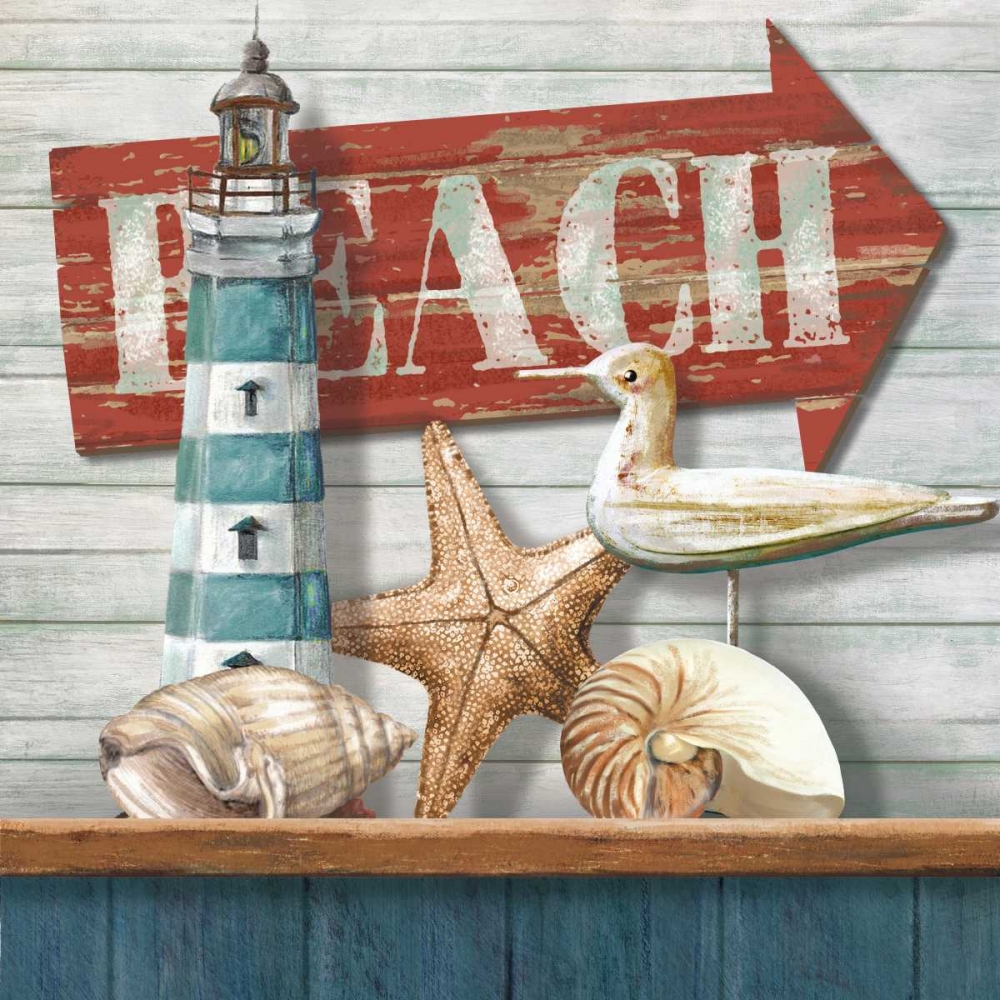 Beach art print by Conrad Knutsen for $57.95 CAD