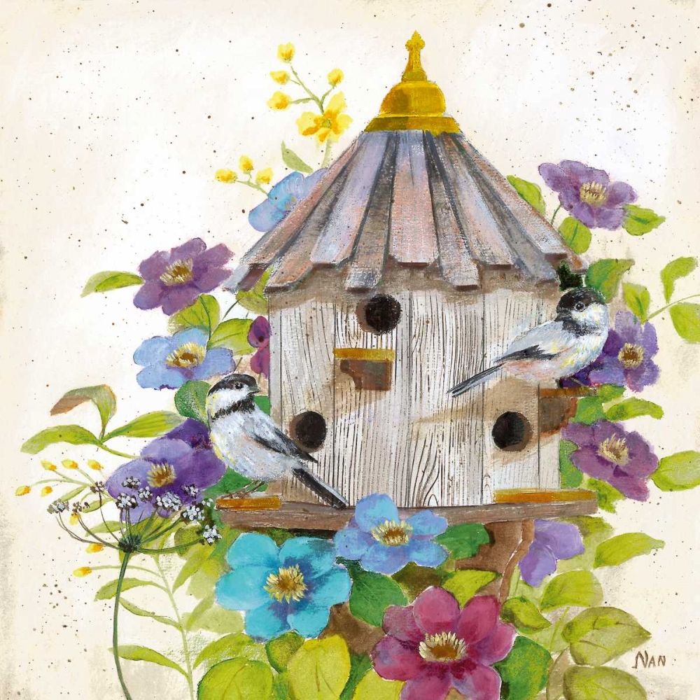 Chickadees art print by Nan for $57.95 CAD
