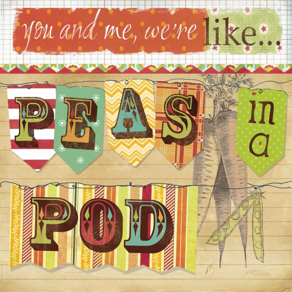 Peas In A Pod art print by Carol Robinson for $57.95 CAD