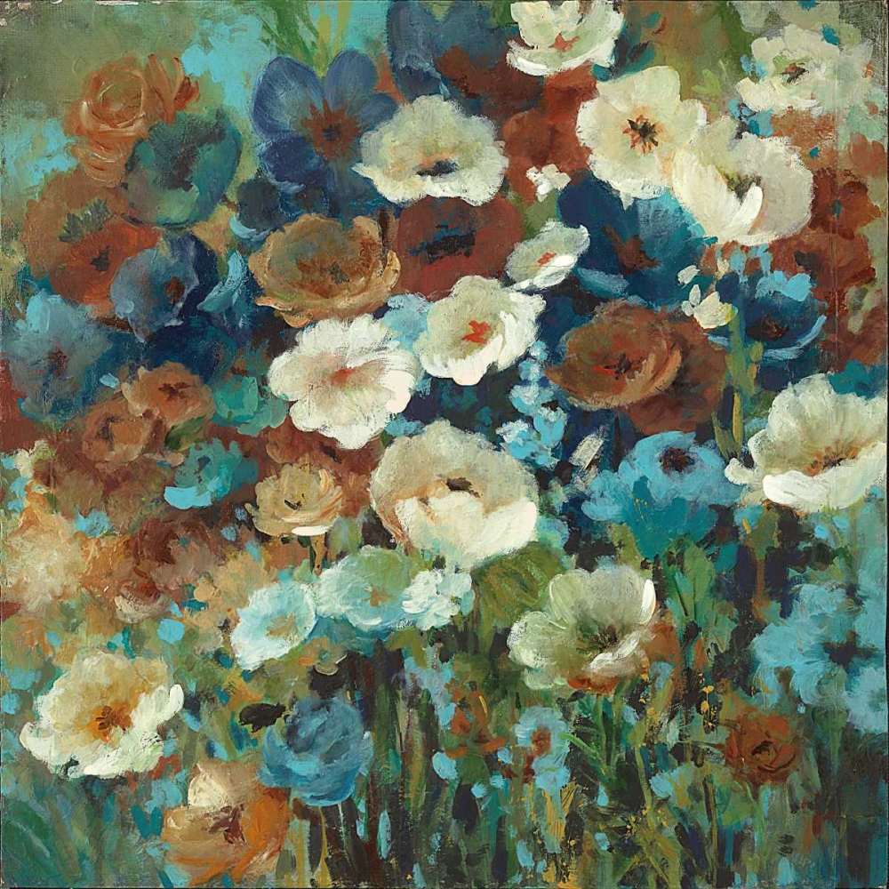 Jardin Azure I art print by Carol Robinson for $57.95 CAD