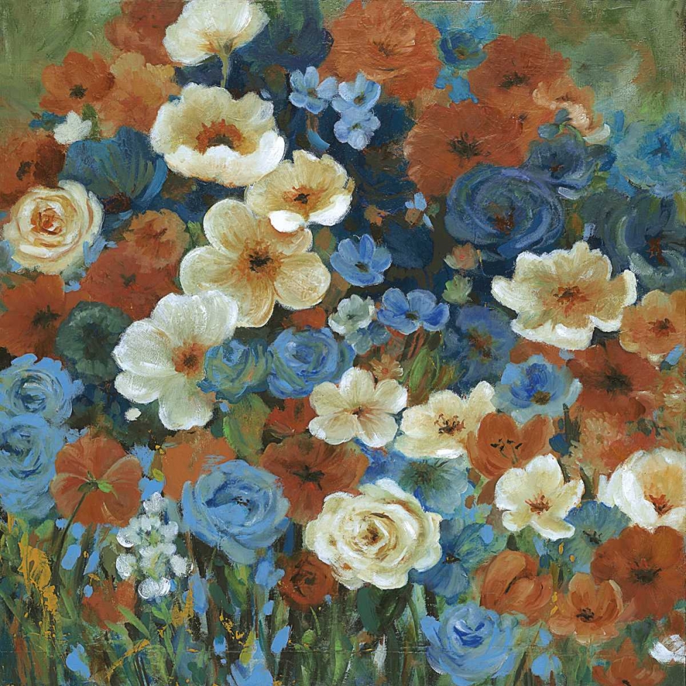 Jardin Azure II art print by Carol Robinson for $57.95 CAD
