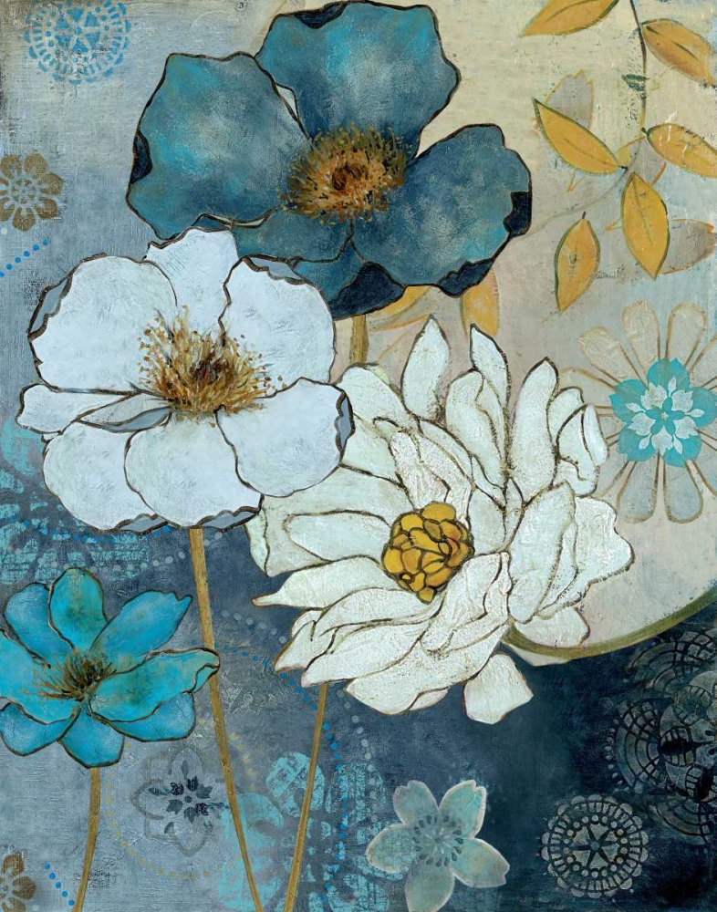 Blue Denim GardenII art print by Carol Robinson for $57.95 CAD