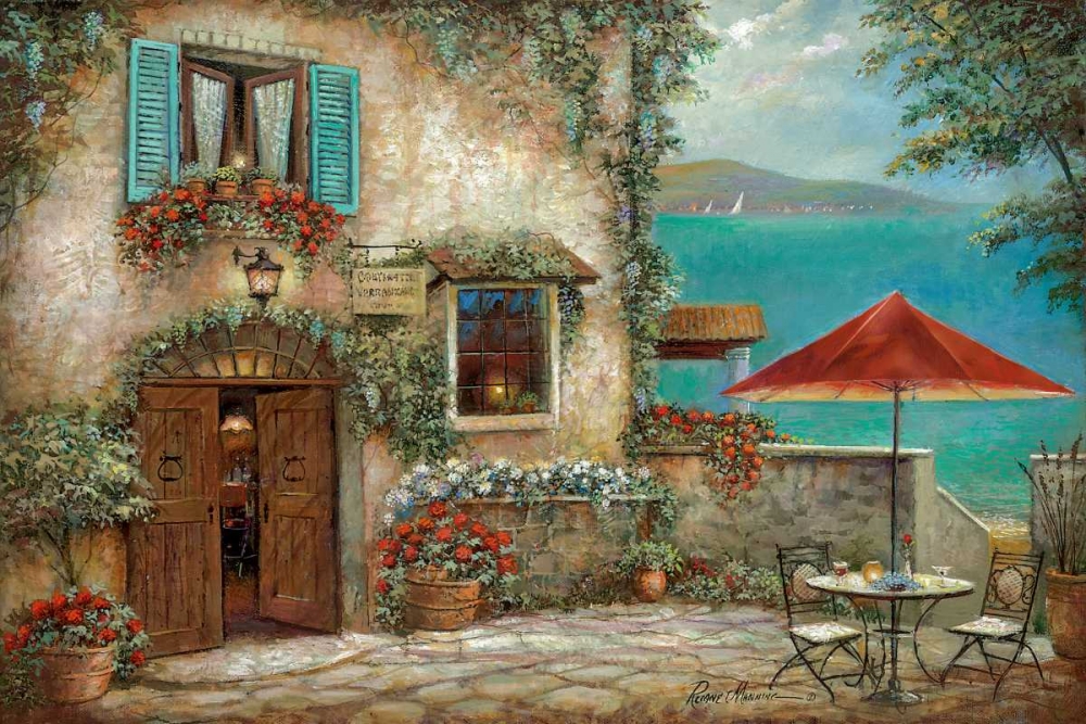 Ombrello Rosso art print by Ruane Manning for $57.95 CAD