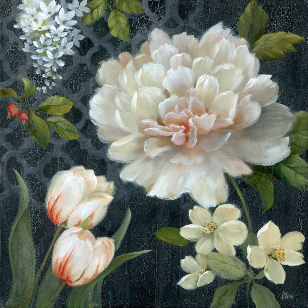 Midnight Garden II art print by Nan for $57.95 CAD