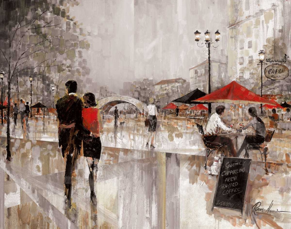 Riverwalk Charm art print by Ruane Manning for $57.95 CAD
