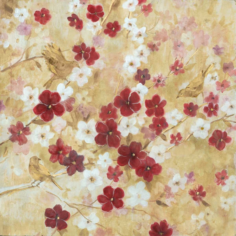 Cherry Blossoms and Birds art print by Carol Robinson for $57.95 CAD