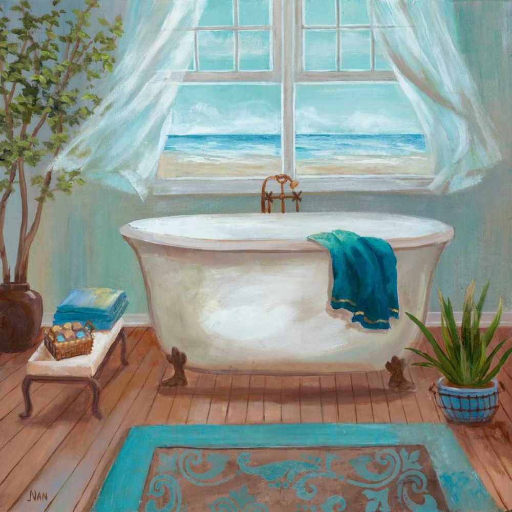 Soft Breeze I art print by Nan for $57.95 CAD