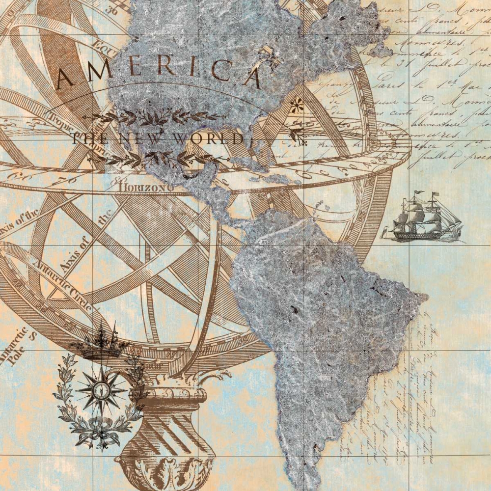 New World art print by Tava Studios for $57.95 CAD