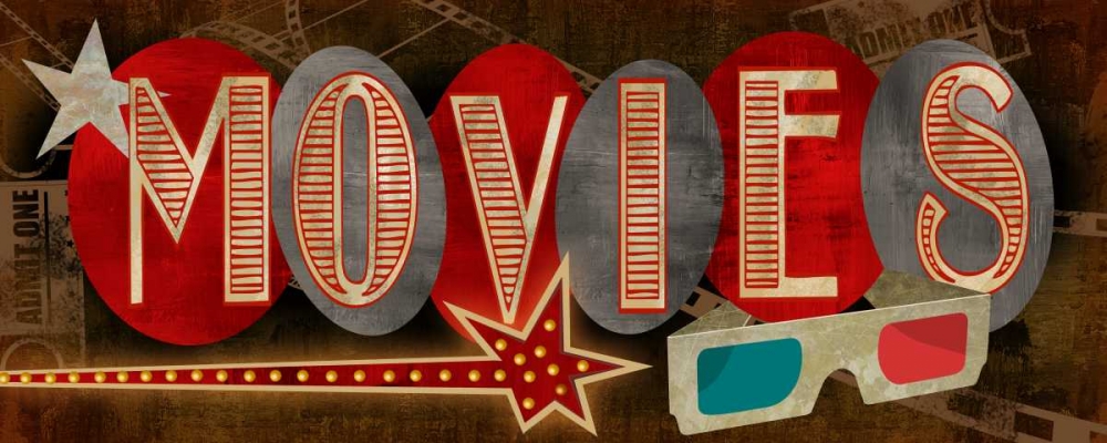 Movies art print by Conrad Knutsen for $57.95 CAD