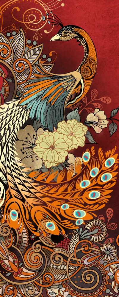 Peacock II art print by Conrad Knutsen for $57.95 CAD