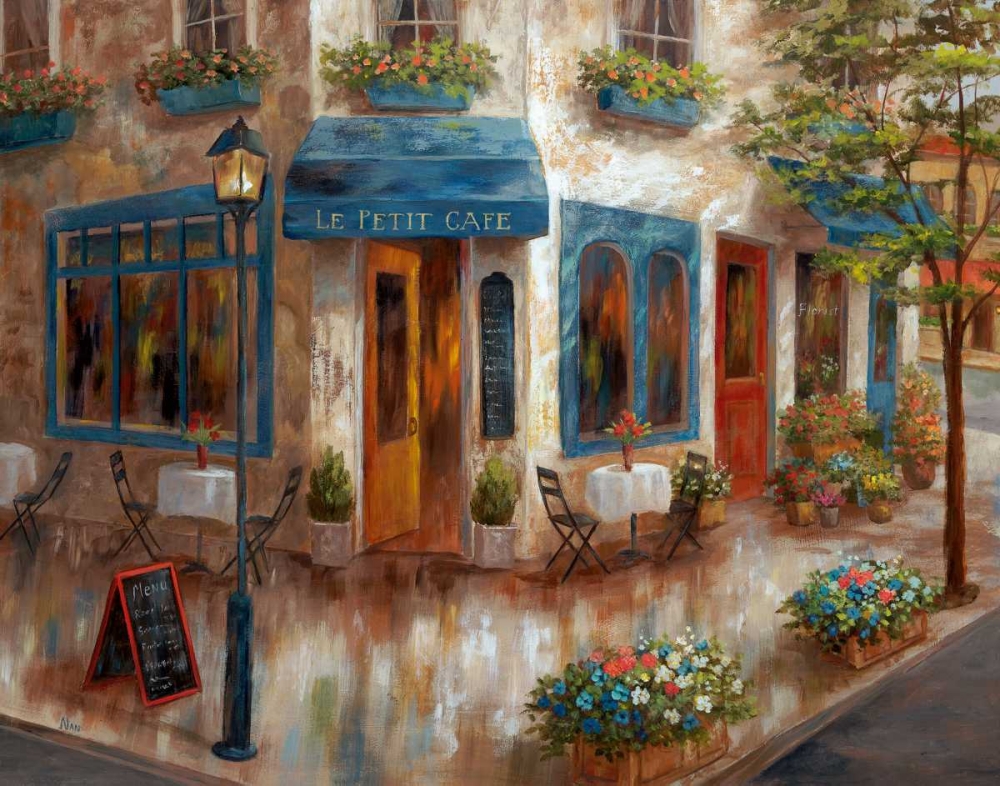 Le Petit Cafe art print by Nan for $57.95 CAD