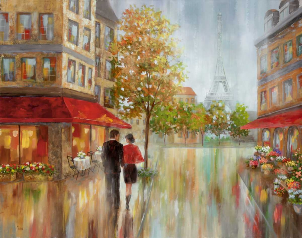 Romantic Promenade II art print by Nan for $57.95 CAD