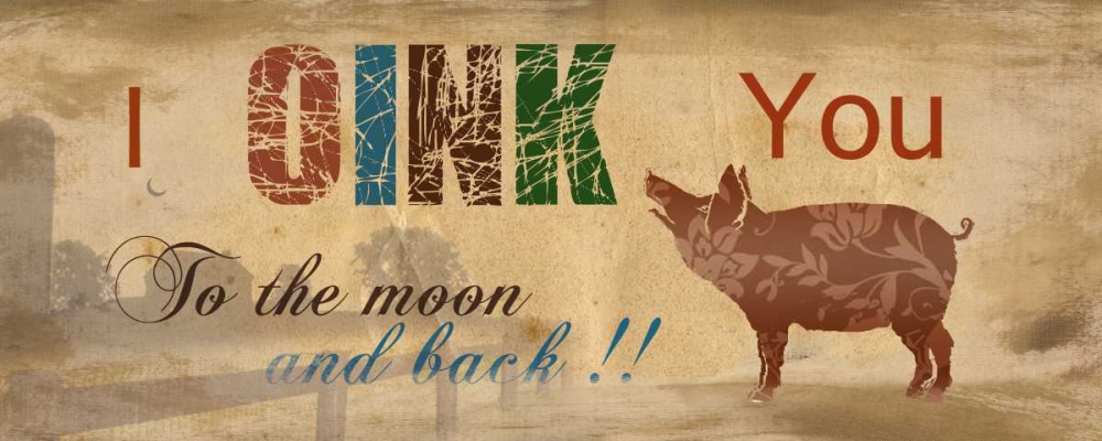 Oink art print by Nan for $57.95 CAD