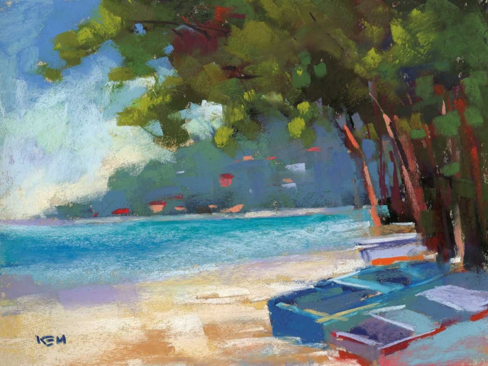 Beachside art print by Karen Margulis for $57.95 CAD