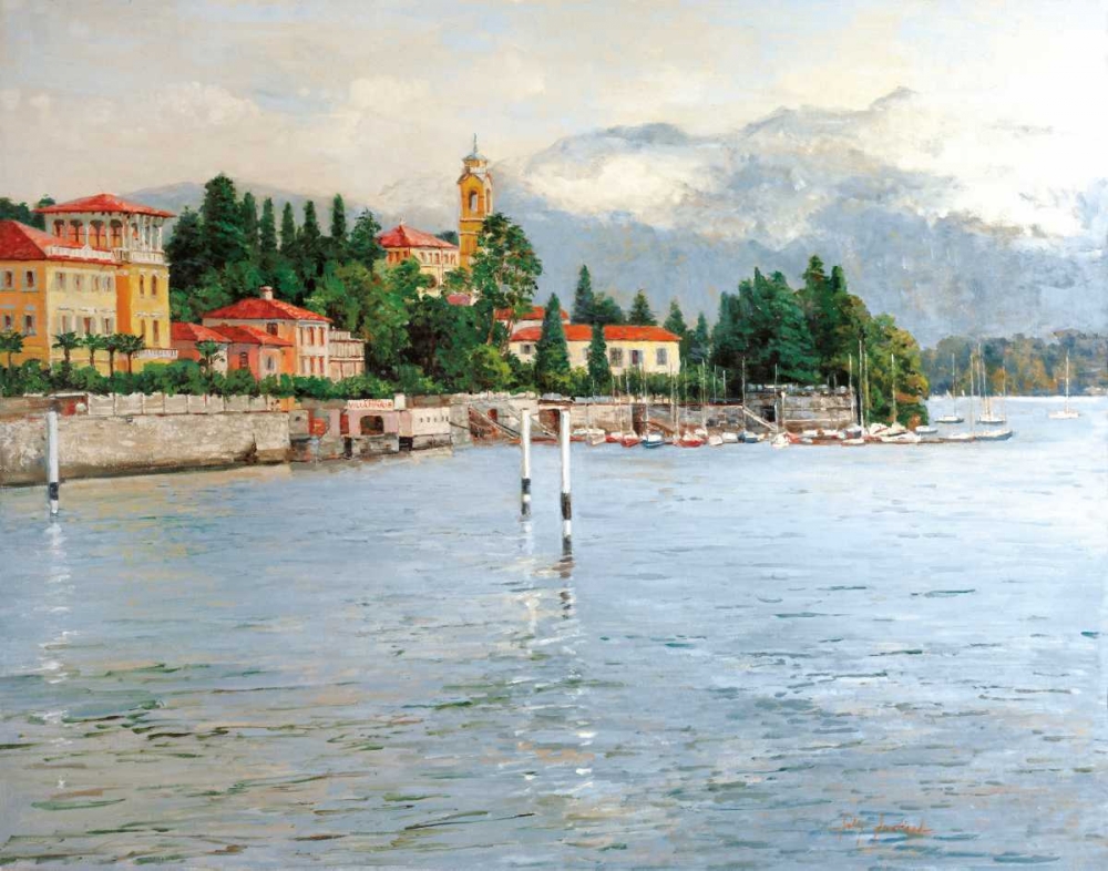 Lake Como art print by Sally Swatland for $57.95 CAD