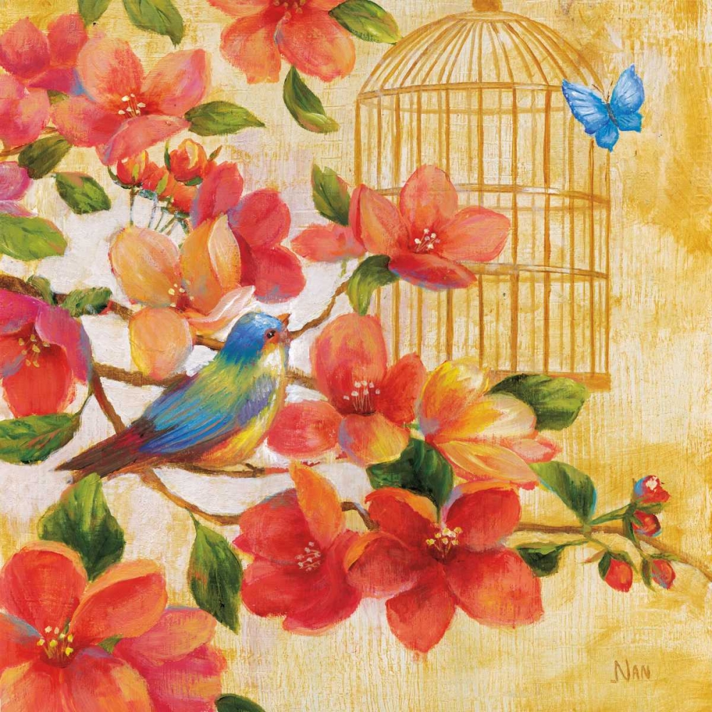 Spring Fling I art print by Nan for $57.95 CAD