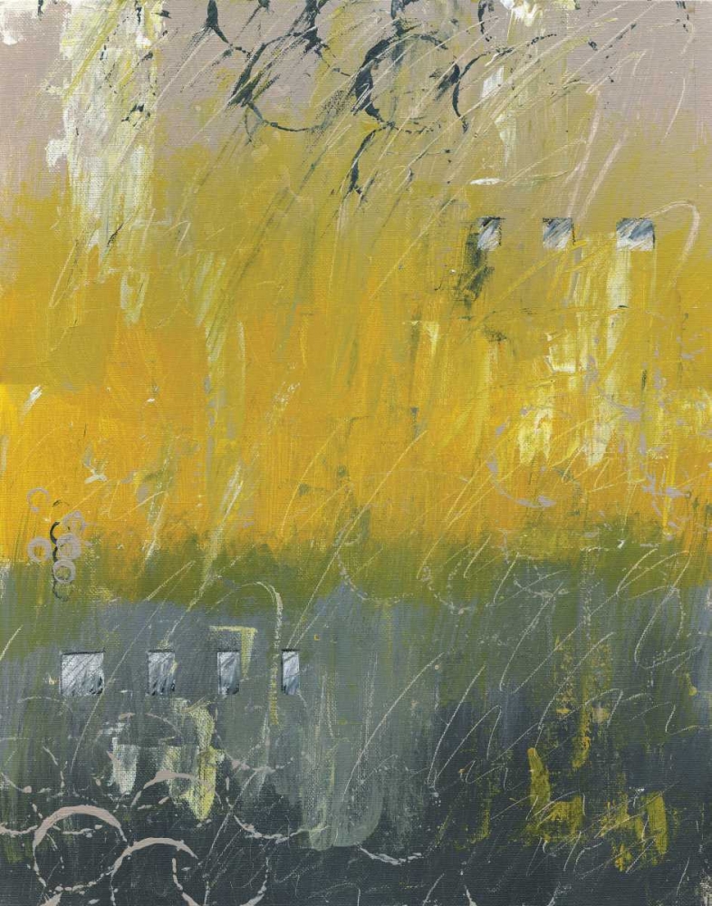 Yellow Abstract II art print by Justin Coopersmith for $57.95 CAD