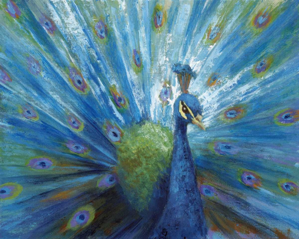 Majestic in Blue art print by Nan for $57.95 CAD