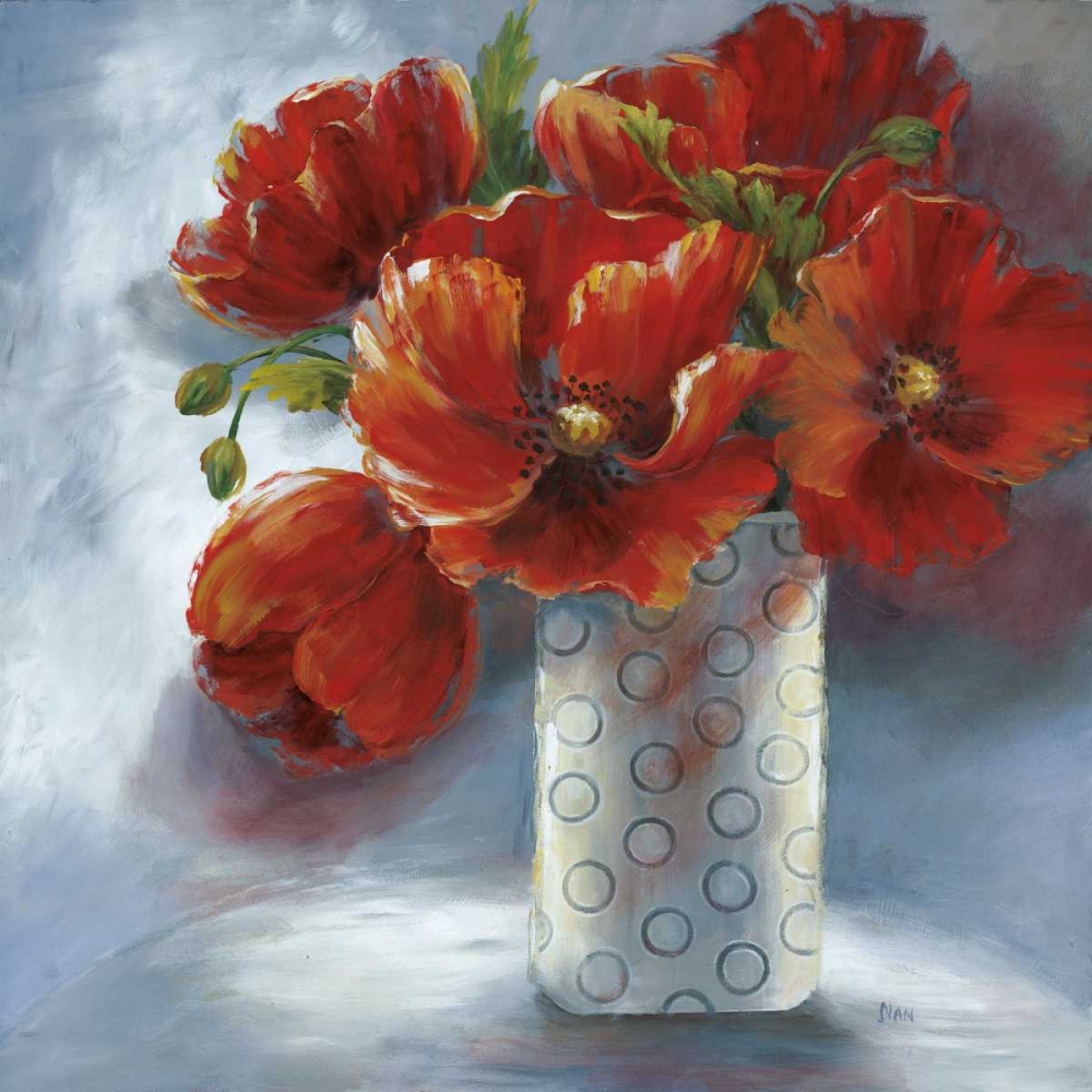 Arreglo en Rojo I art print by Nan for $57.95 CAD