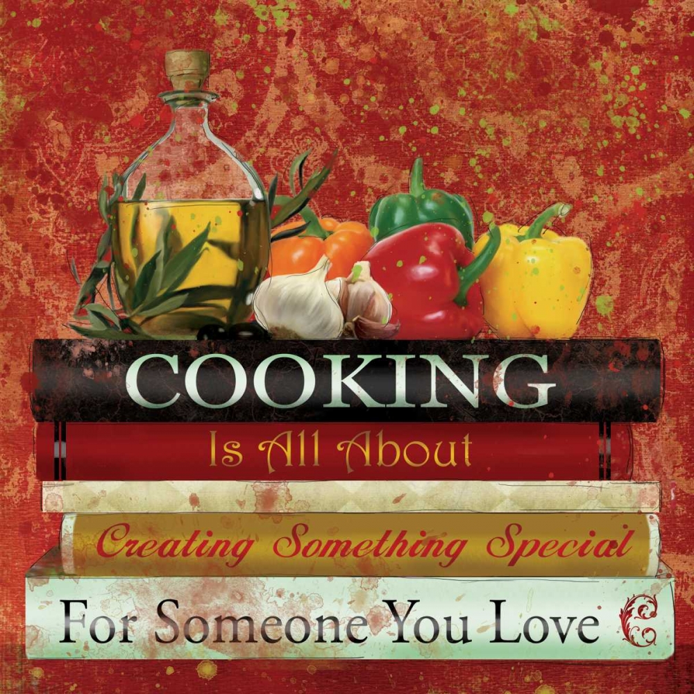 Cookbooks II art print by Carol Robinson for $57.95 CAD