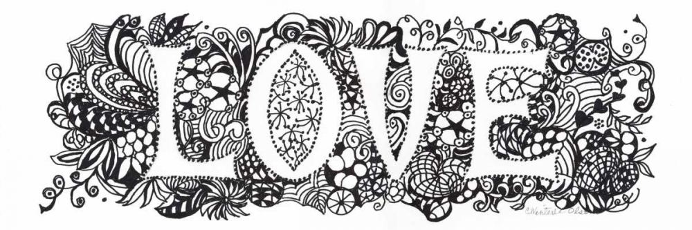 Love art print by Charlene Olson for $57.95 CAD