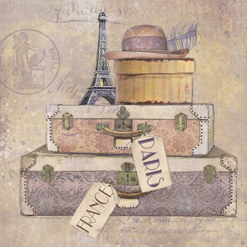 Trip to Paris I art print by Carol Robinson for $57.95 CAD