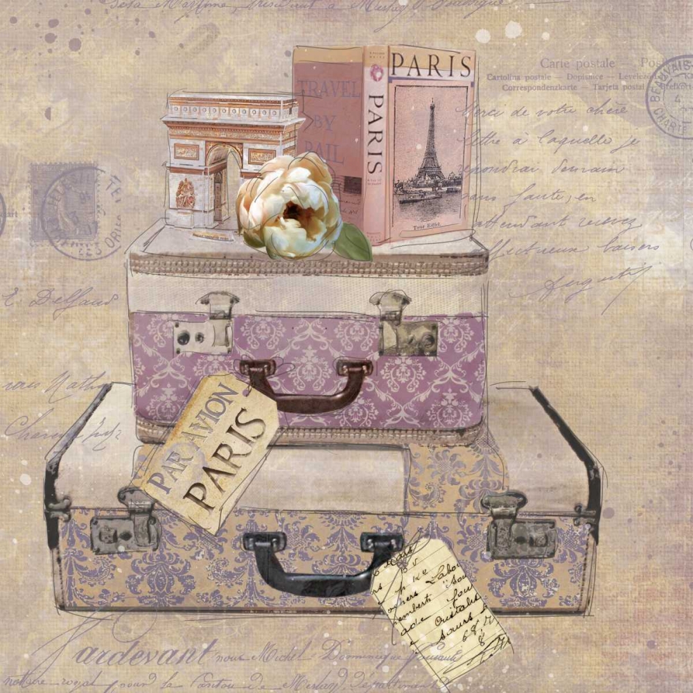 Trip to Paris II art print by Carol Robinson for $57.95 CAD