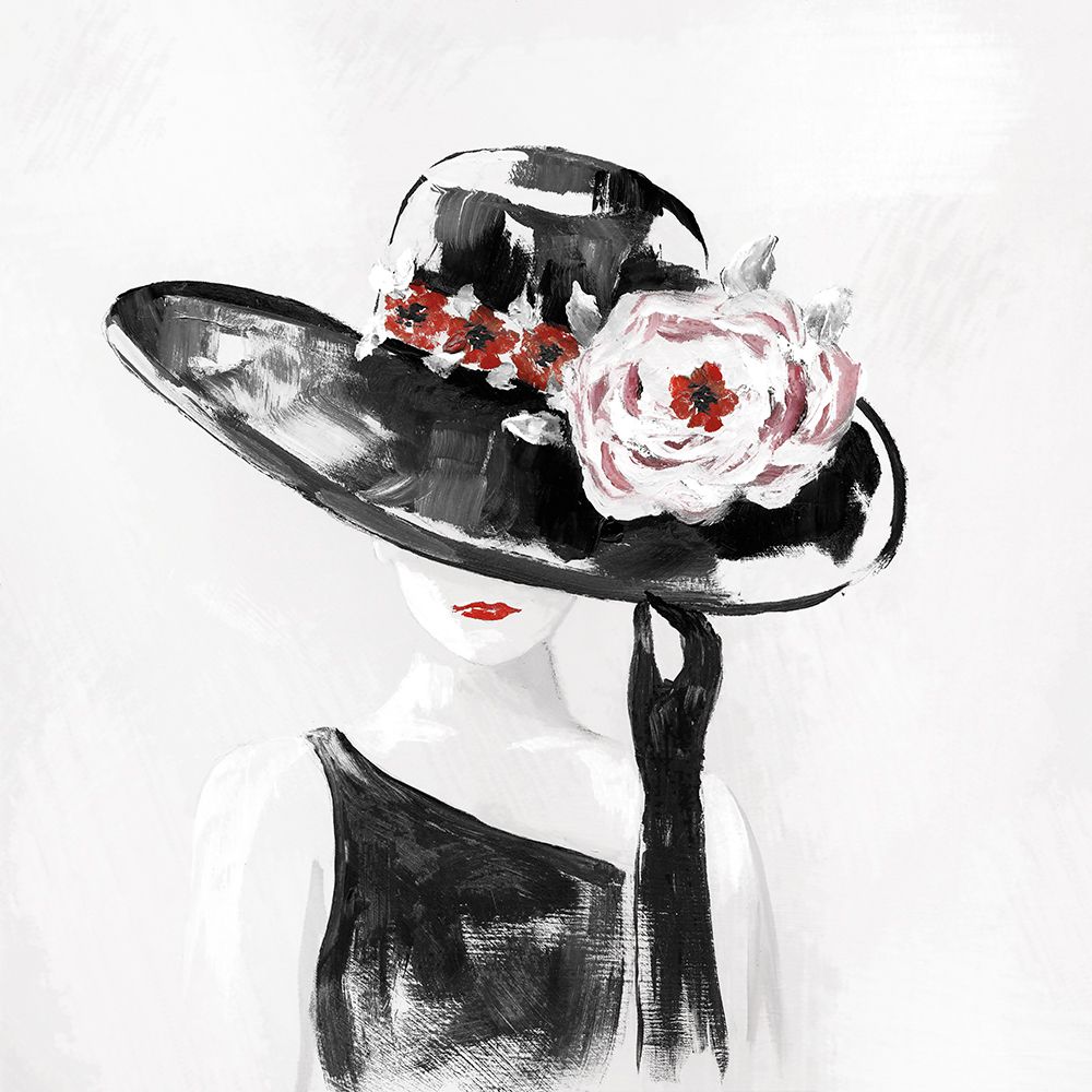 Red on Black II art print by Nan for $57.95 CAD