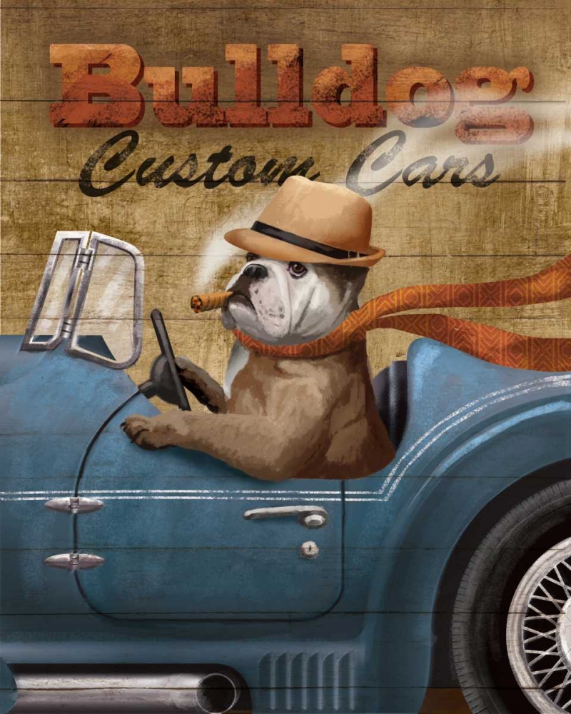 Bull Dog Custom art print by Conrad Knutsen for $57.95 CAD