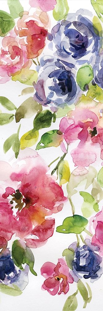 Watercolor Cascade I art print by Carol Robinson for $57.95 CAD