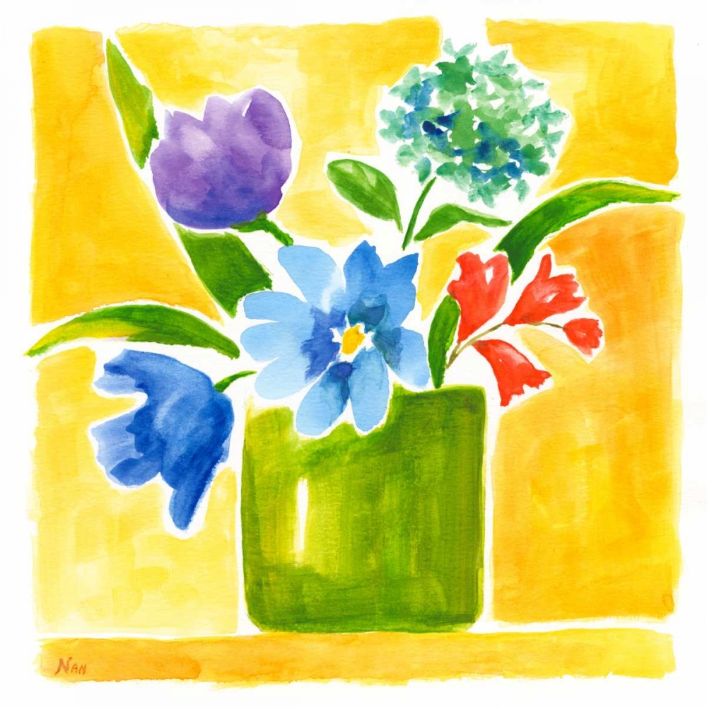 Sunny Day Bouquet III art print by Nan for $57.95 CAD