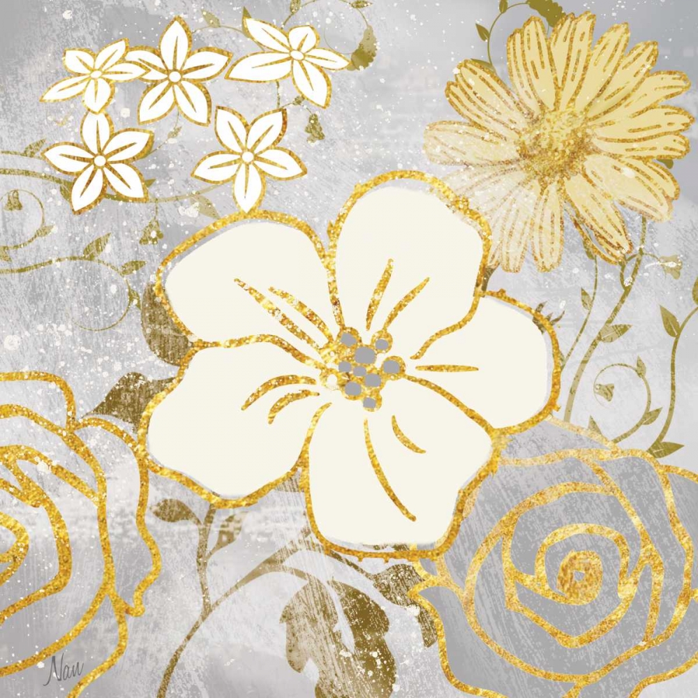 Fleurs Graphique I art print by Nan for $57.95 CAD