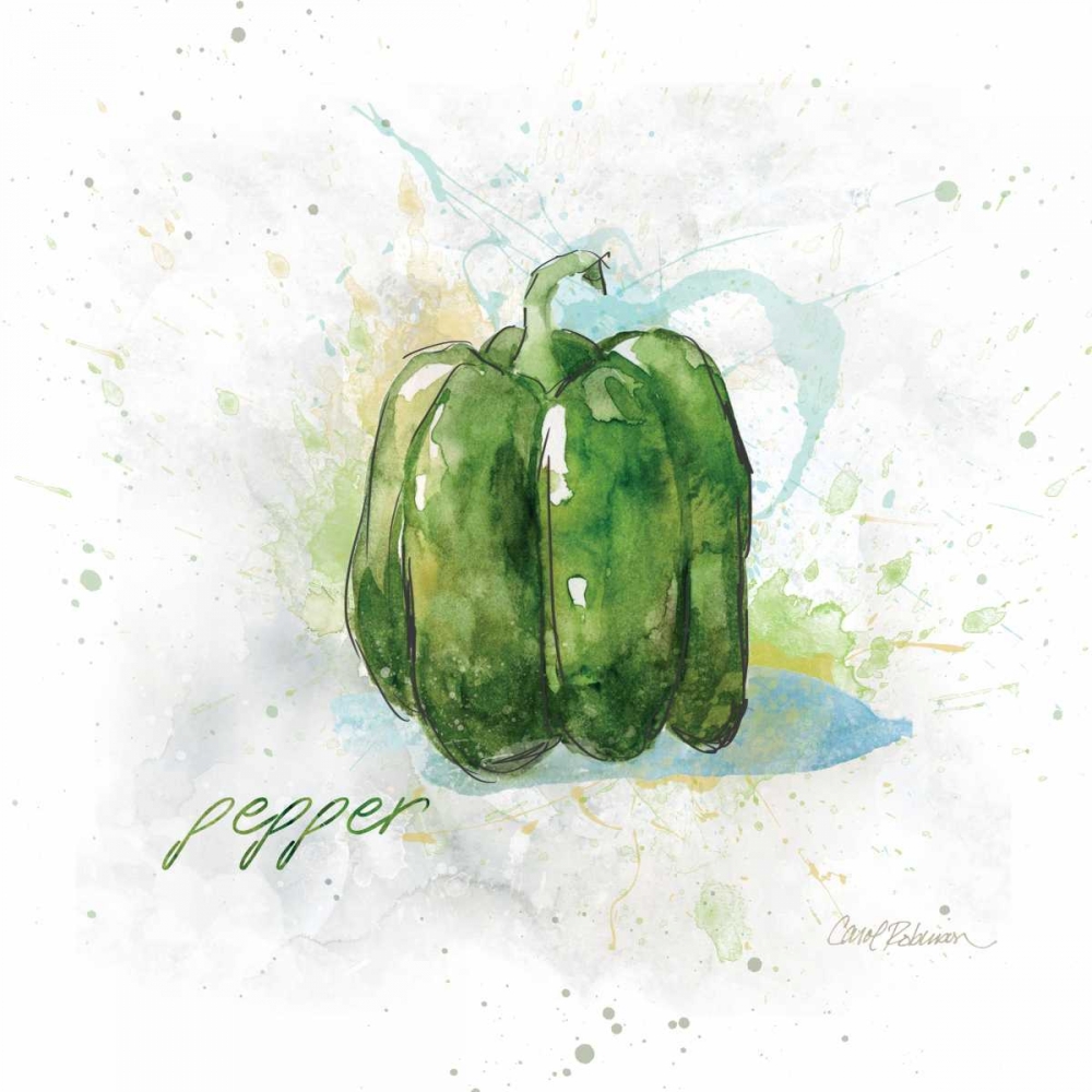 Veggie Pepper art print by Carol Robinson for $57.95 CAD