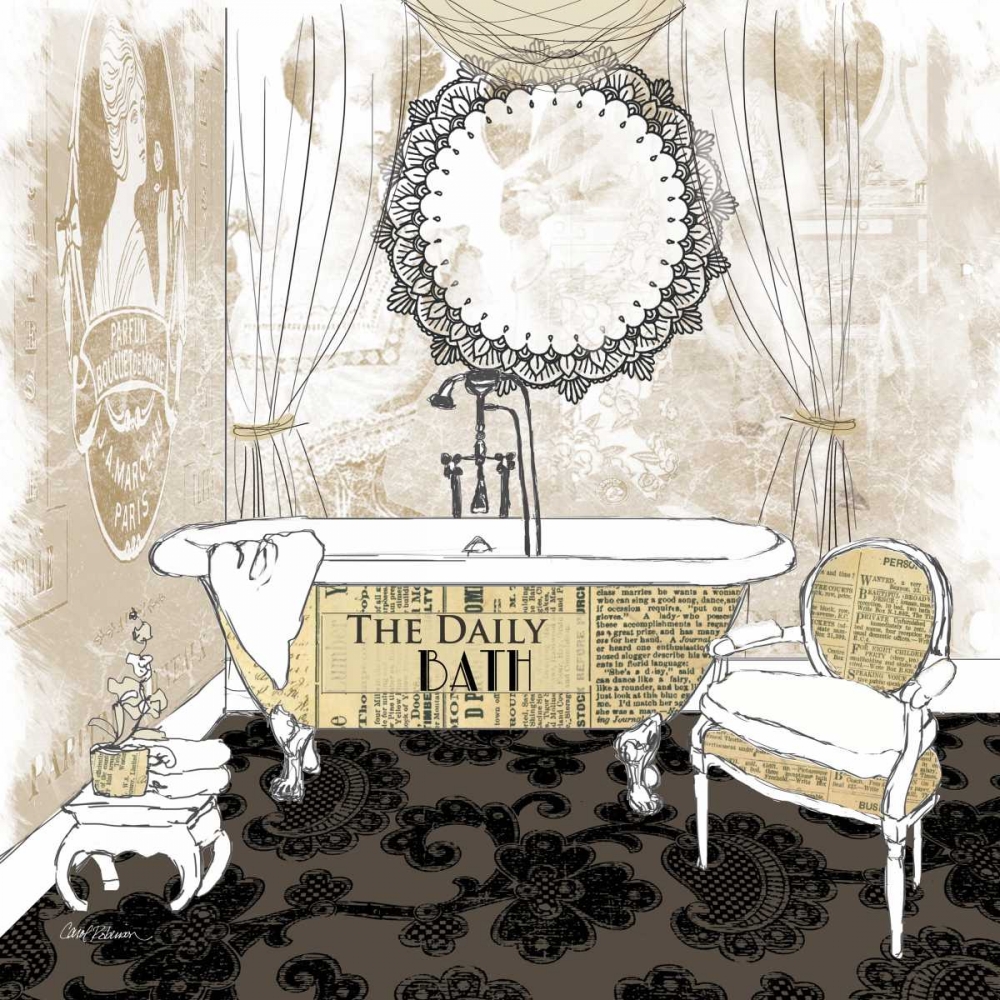 Daily Bath art print by Carol Robinson for $57.95 CAD
