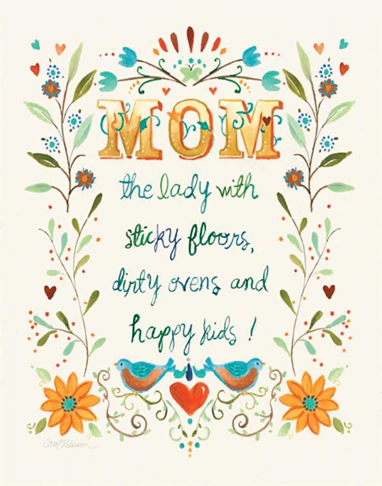 Mom art print by Carol Robinson for $57.95 CAD