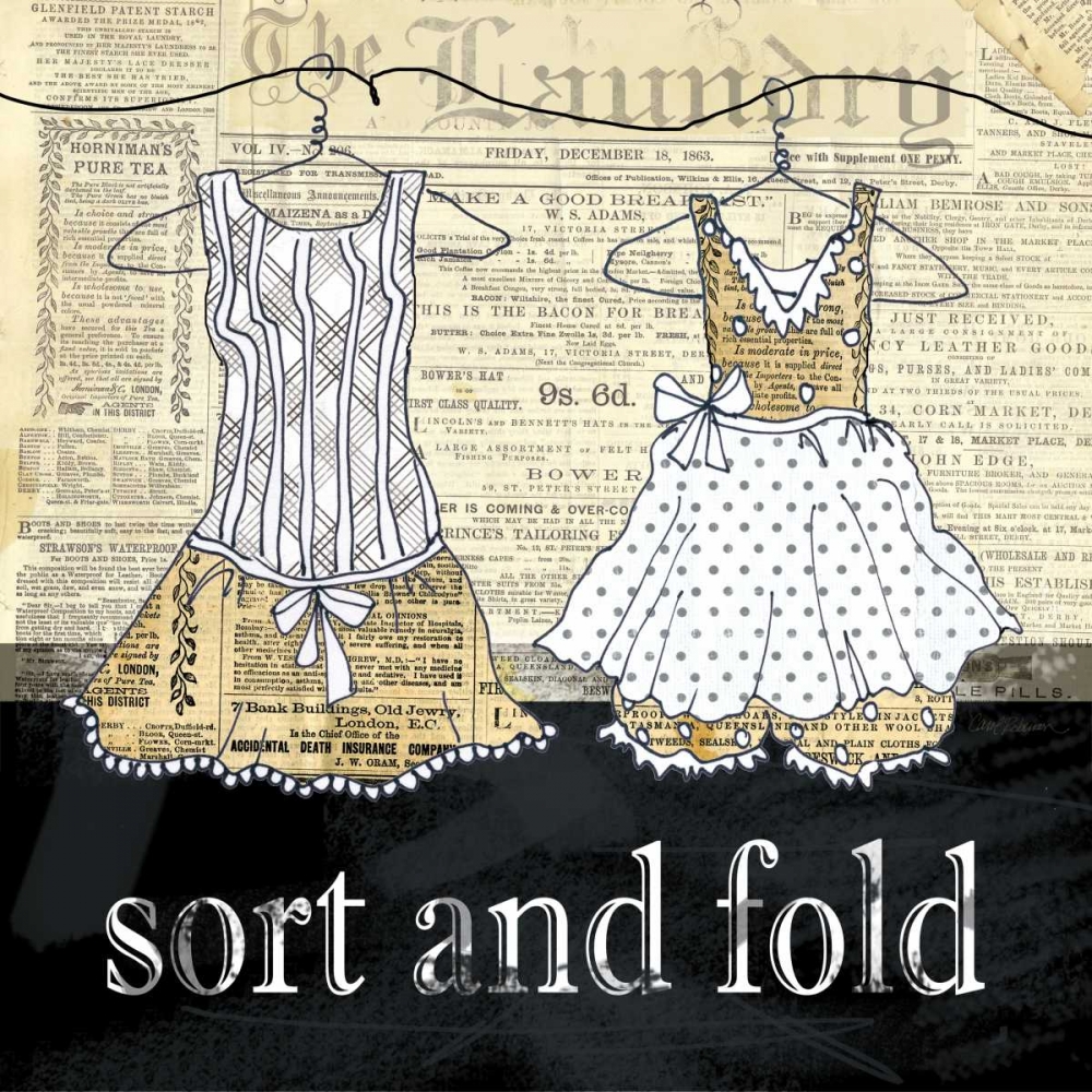 Sort and Fold art print by Carol Robinson for $57.95 CAD