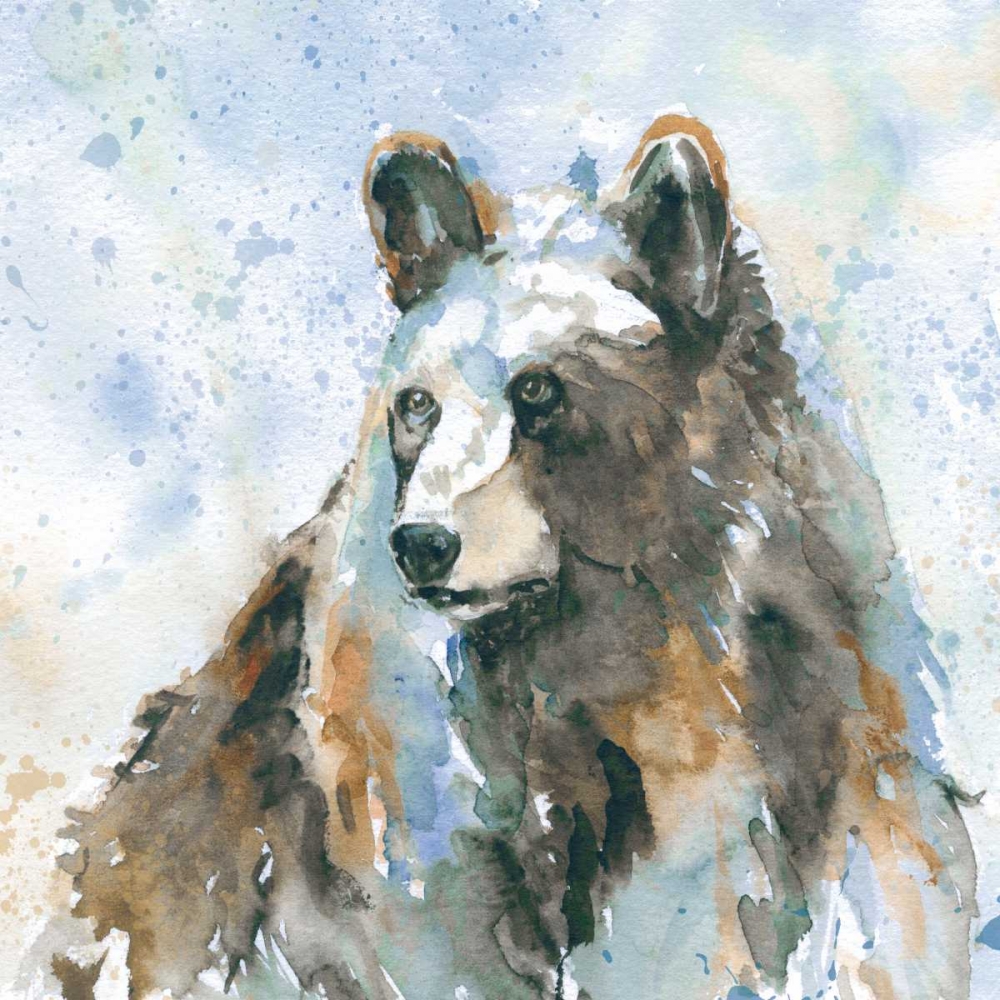 Black Bear On Blue art print by Carol Robinson for $57.95 CAD