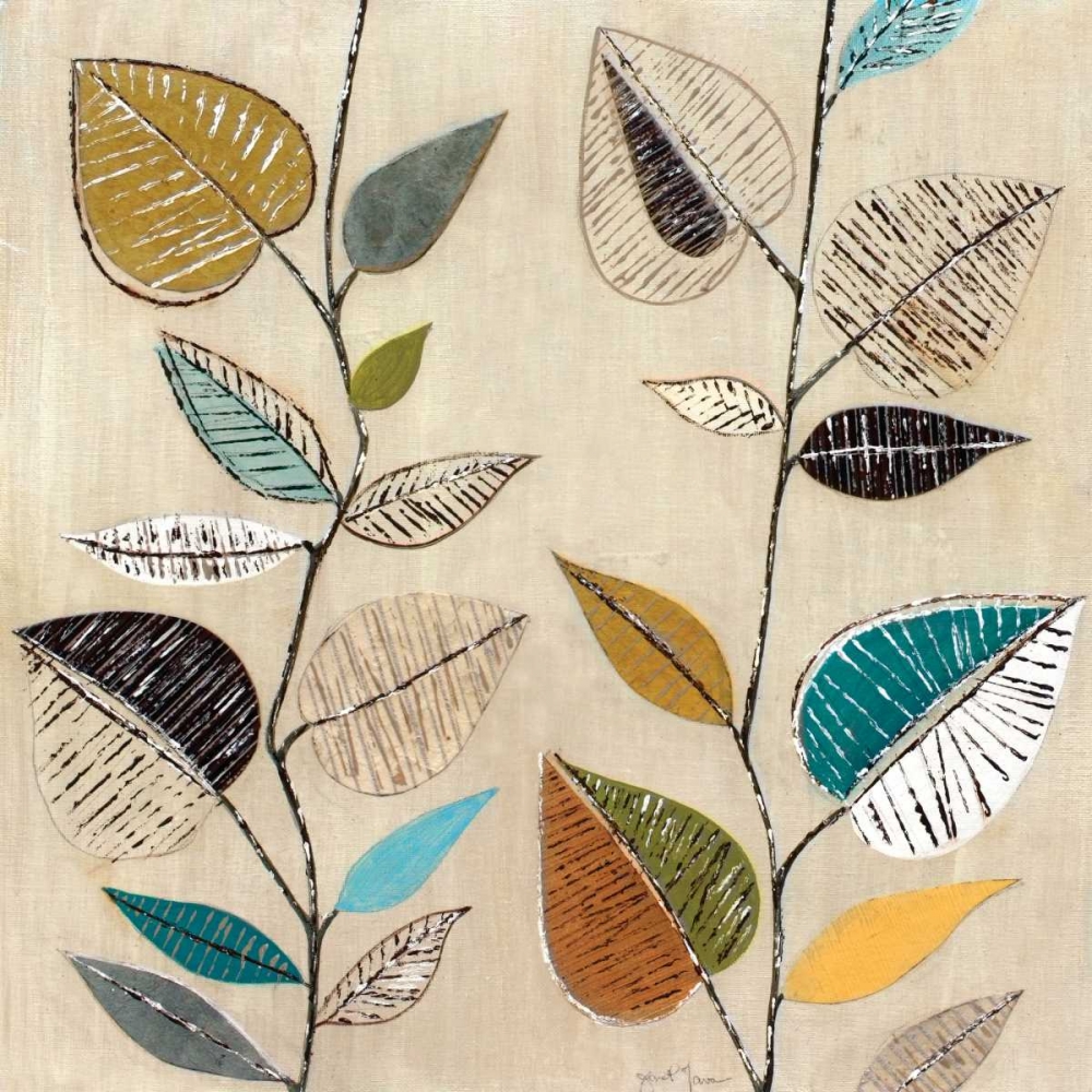 Dancing Leaves I art print by Tava Studios for $57.95 CAD