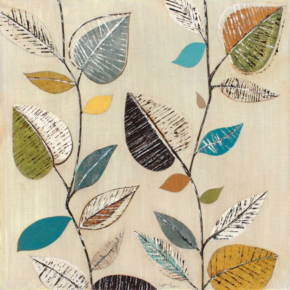 Dancing Leaves II art print by Tava Studios for $57.95 CAD