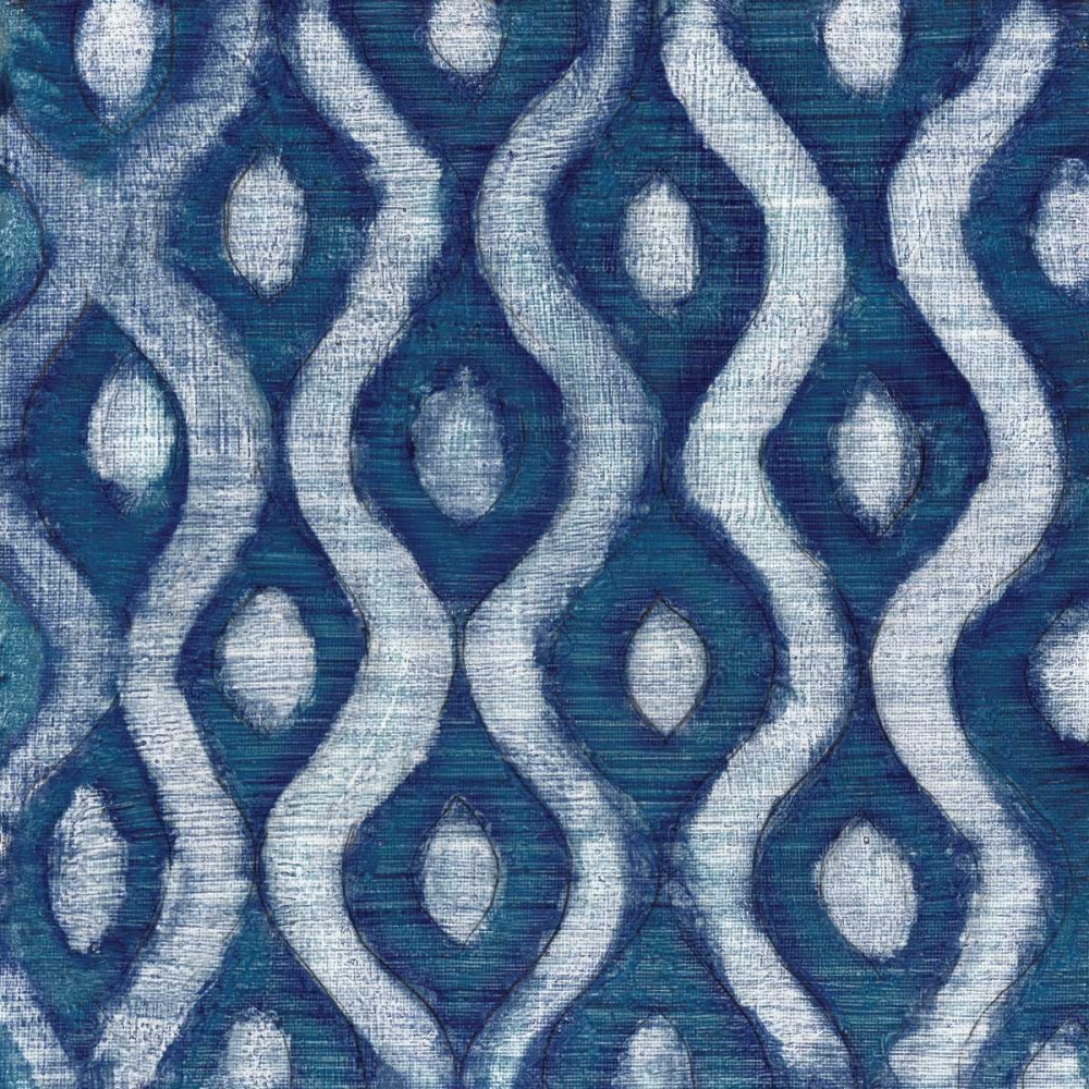 Shibori Blue IV art print by Tava Studios for $57.95 CAD