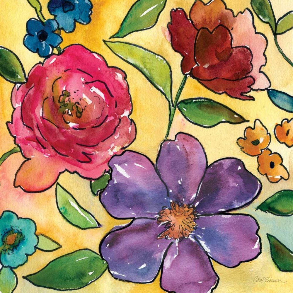 Bright and Colorful art print by Carol Robinson for $57.95 CAD