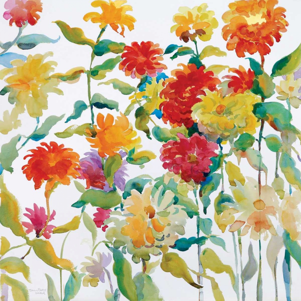 Zinnia Mixer I art print by Theresa Troise Heidel for $57.95 CAD